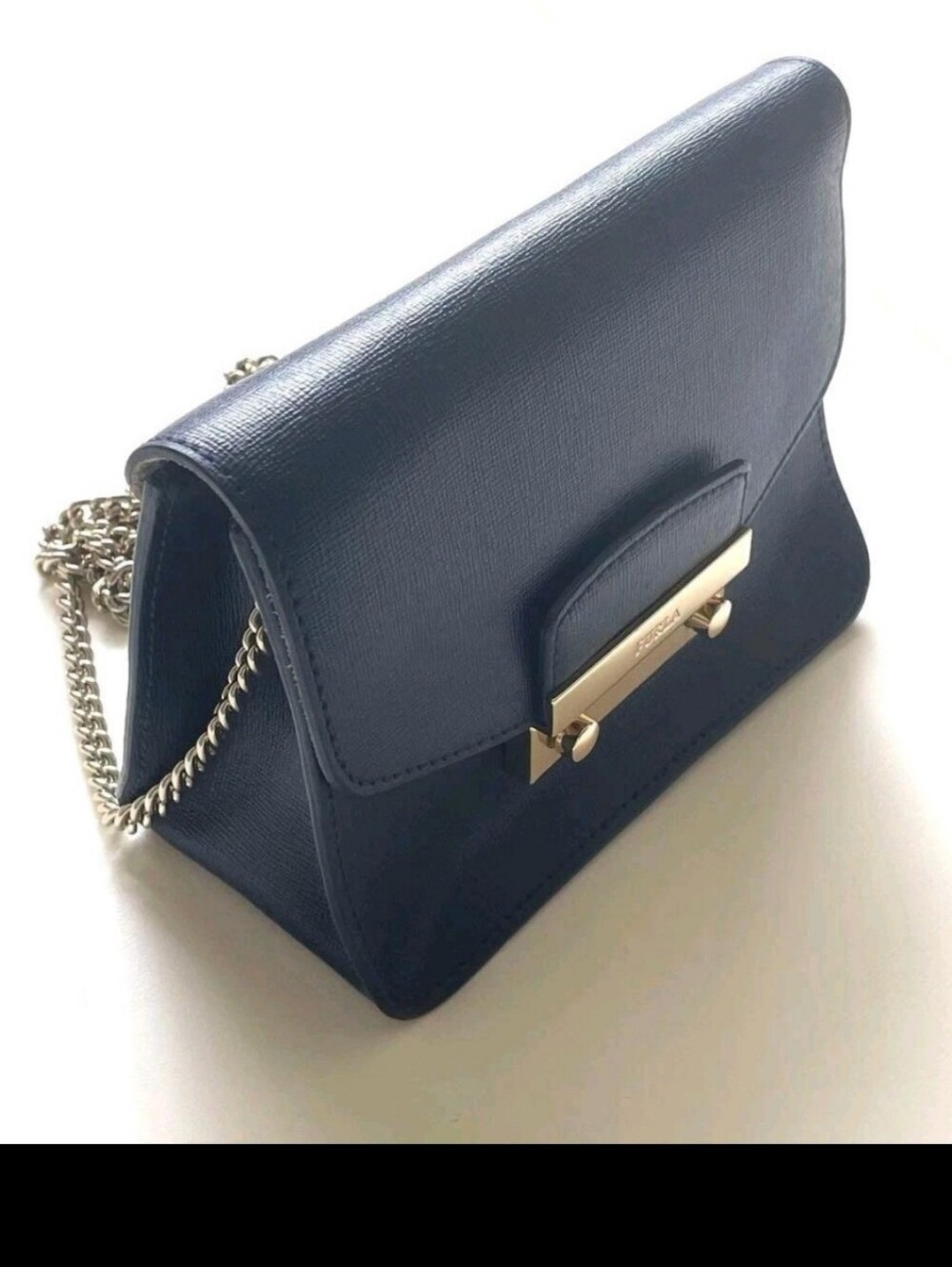Furla Julia Mini Crossbody Scratch-Resistant Saffiano Leather Gold-Tone Hardware - Picture 3 of 8